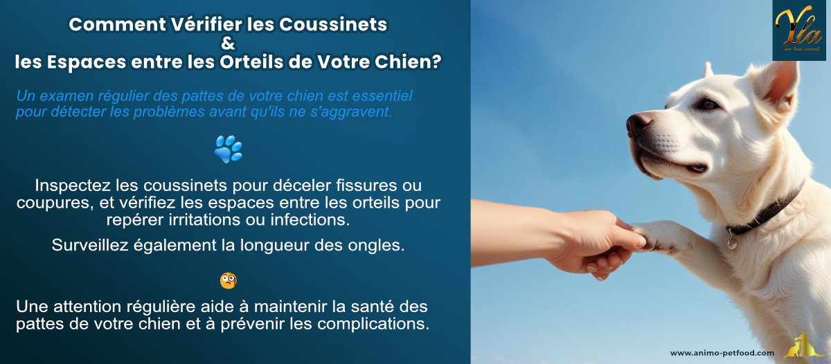 Comment vérifier les coussinets et les espaces entre les orteils de votre chien pour prévenir les problèmes de santé.